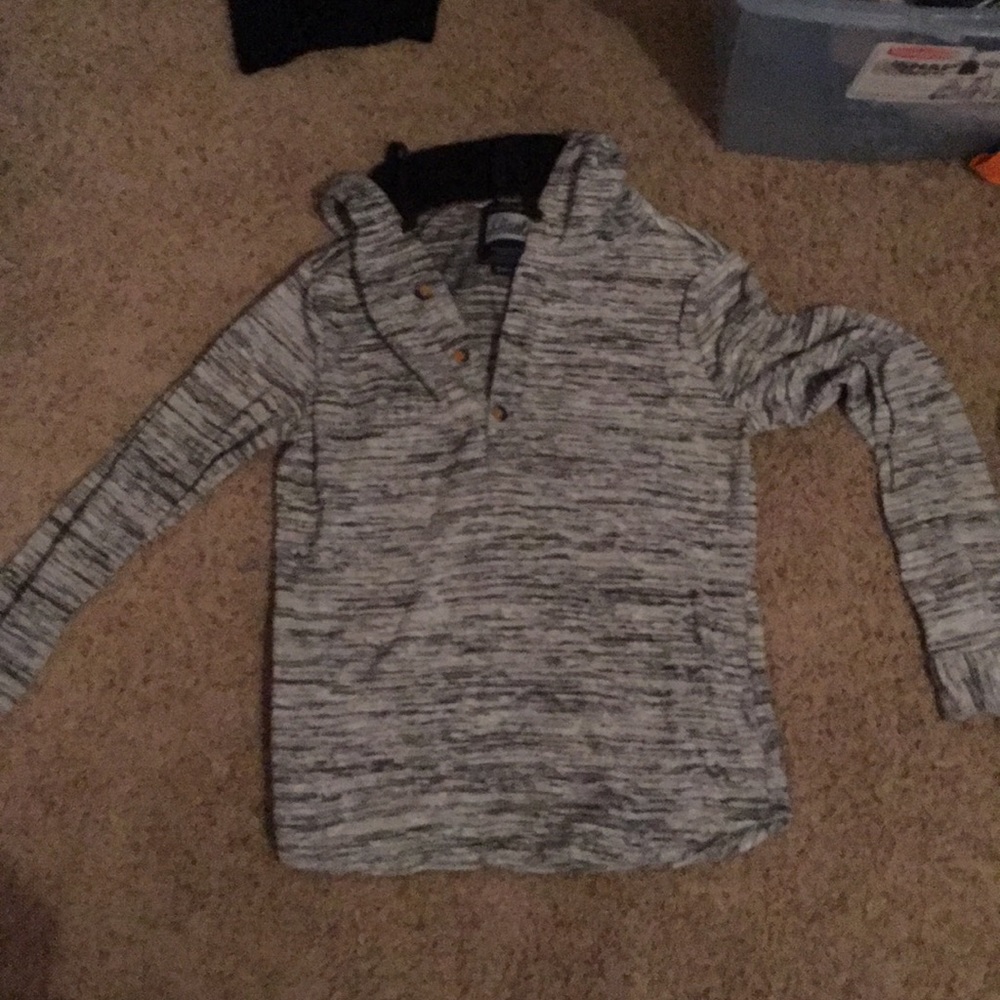 Heathered Grey Pocket Hoodie